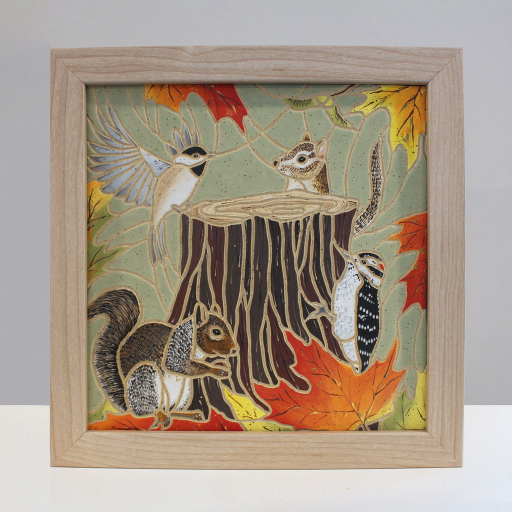 Autumn Assembly Framed Plaque