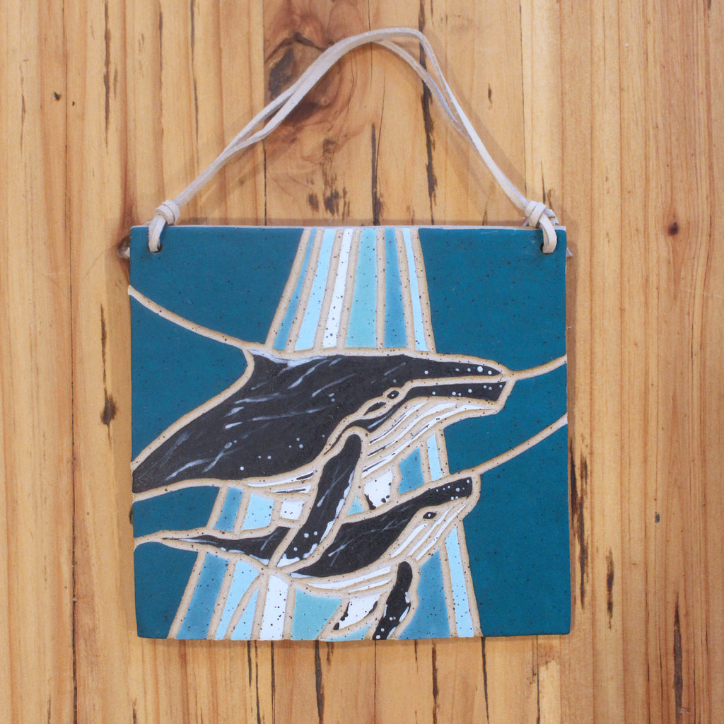 Humpback Whale and Calf Wall Hanging
