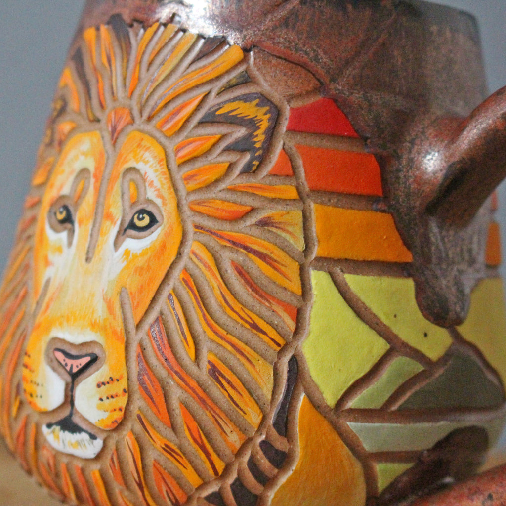 Lion Mug | 16 oz
