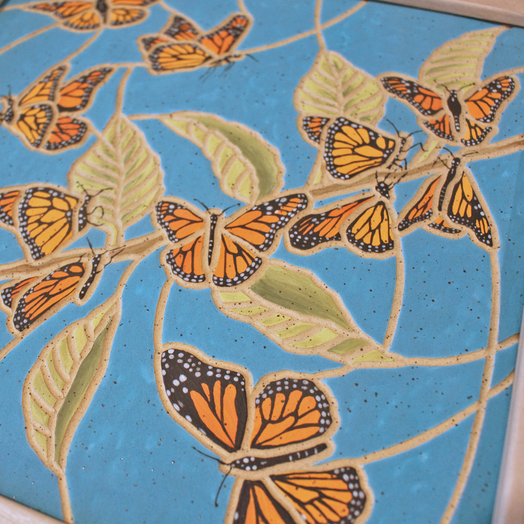 Monarch Migration Framed Plaque