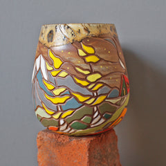 Moody Marbled Autumn Aframe Mug | 16 oz